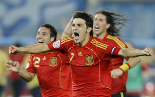 2008年欧洲杯四分之一赛：西班牙VS意大利，巅峰对决
